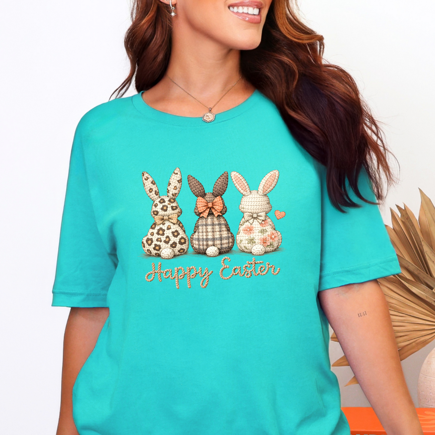 Yarn Happy Easter Bunnies Graphic Tee