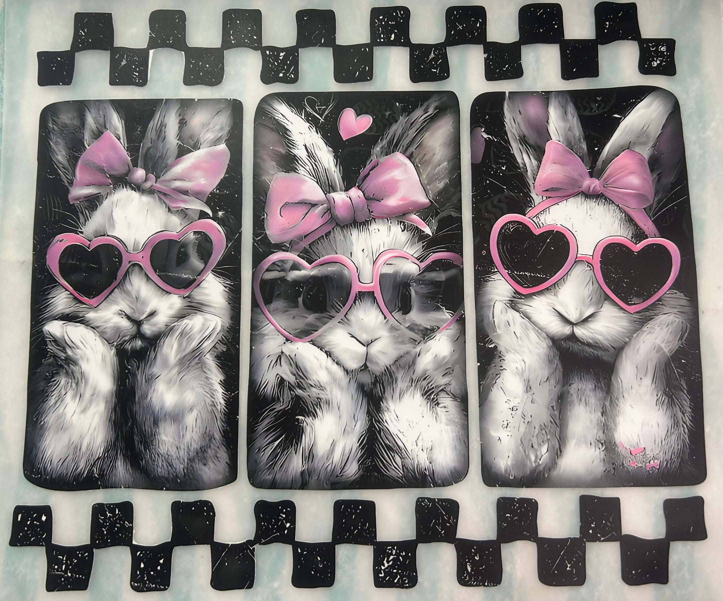 Bunny with Pink Glasses