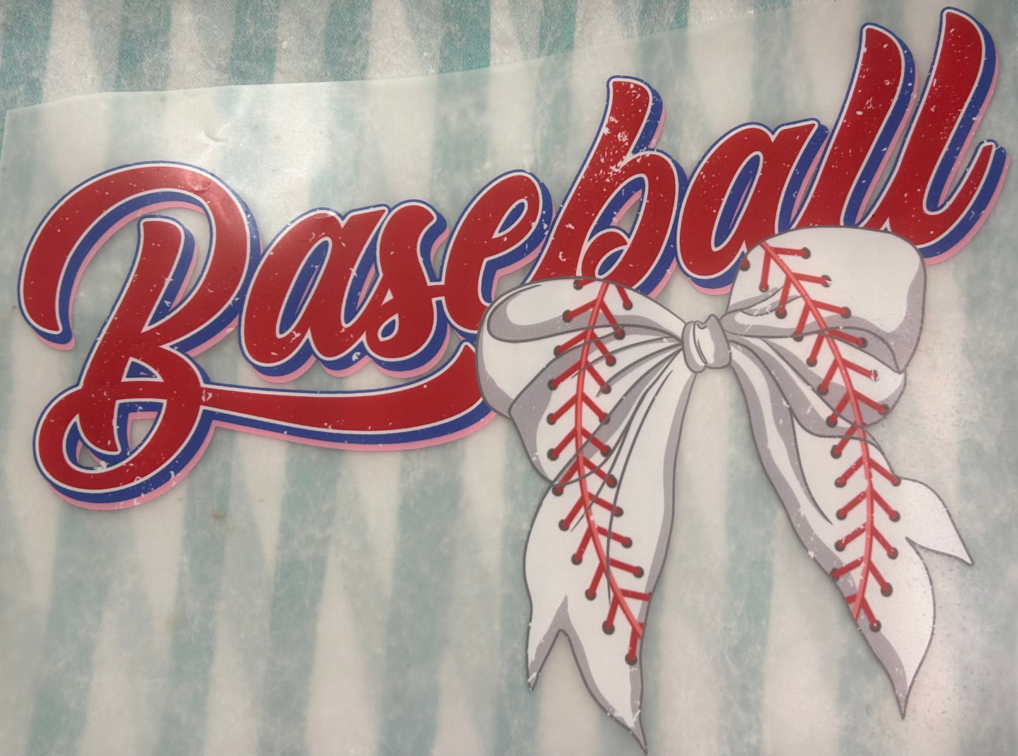 Baseball with Large Bow
