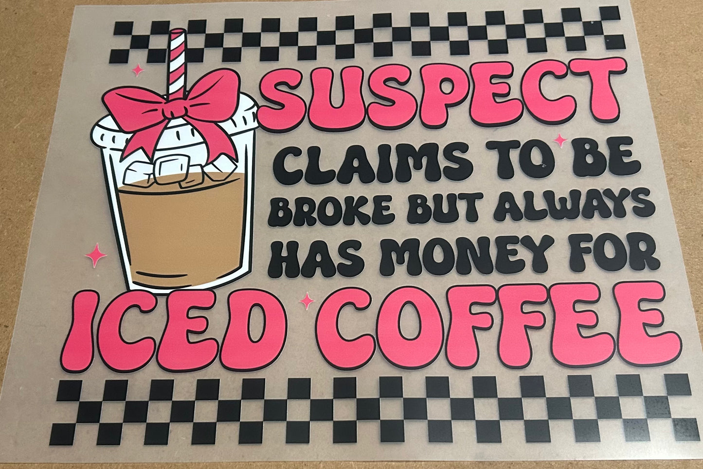 Suspect Iced Coffee
