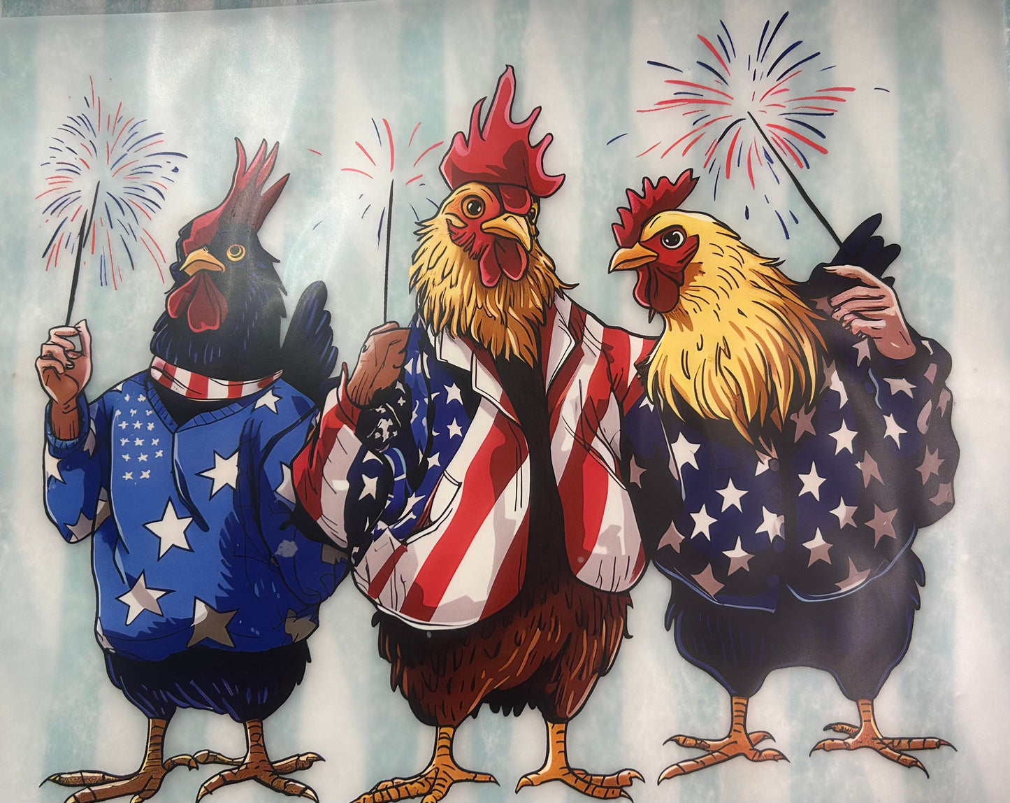 Patriotic Chickens