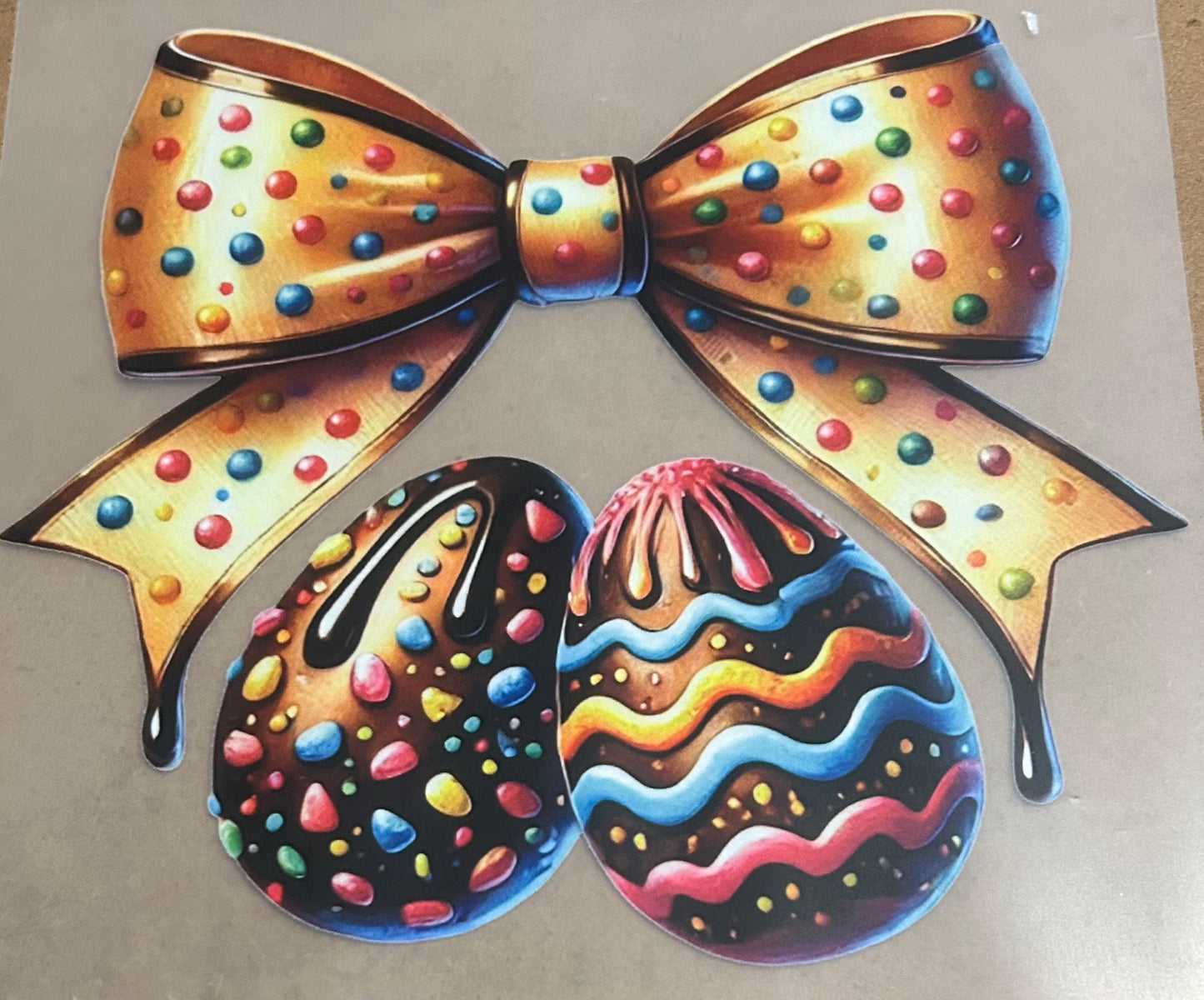 Chocolate Egg and Bow