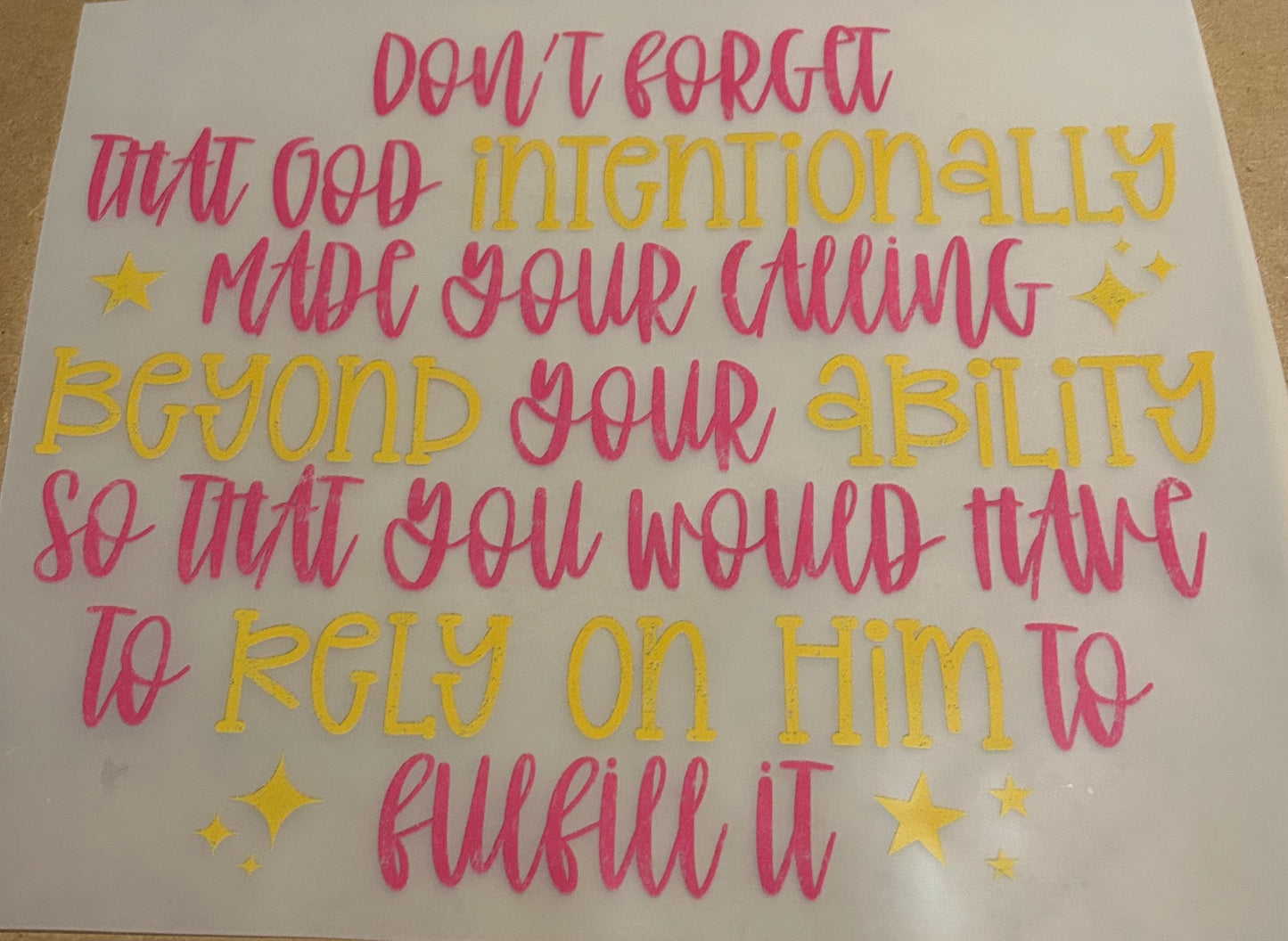 God Intentionally Made Your Calling