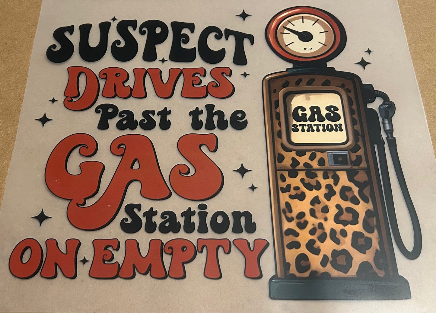 Suspect Drives Past the Gas Station