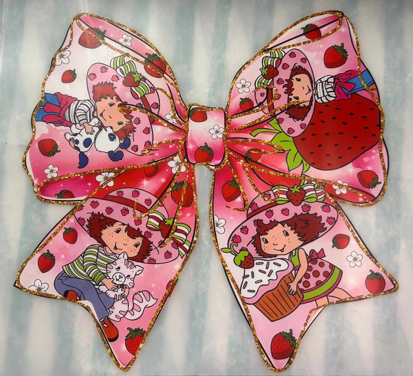 Shortcake Collage Bow