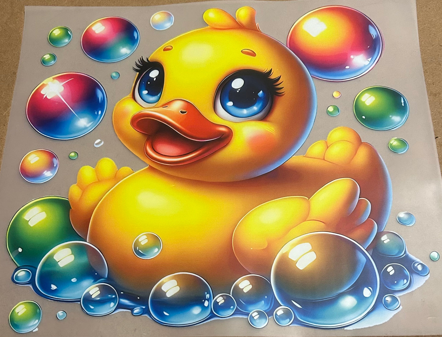 Rubber Duck and Bubbles