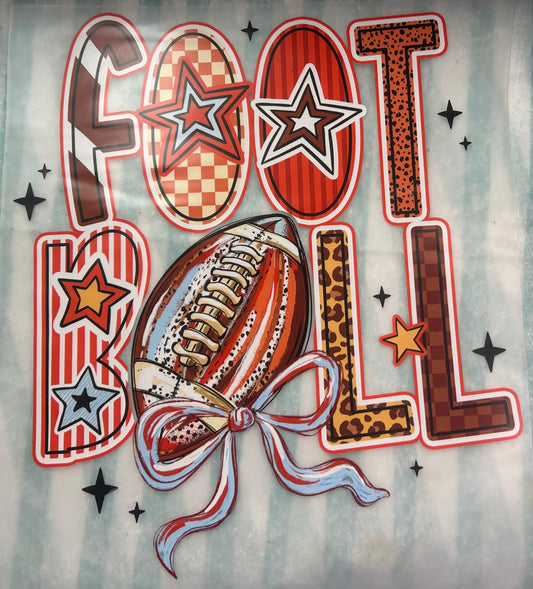 Football with Large Coquette Bow