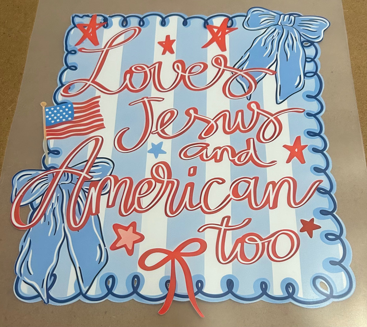 Loves Jesus and American Too