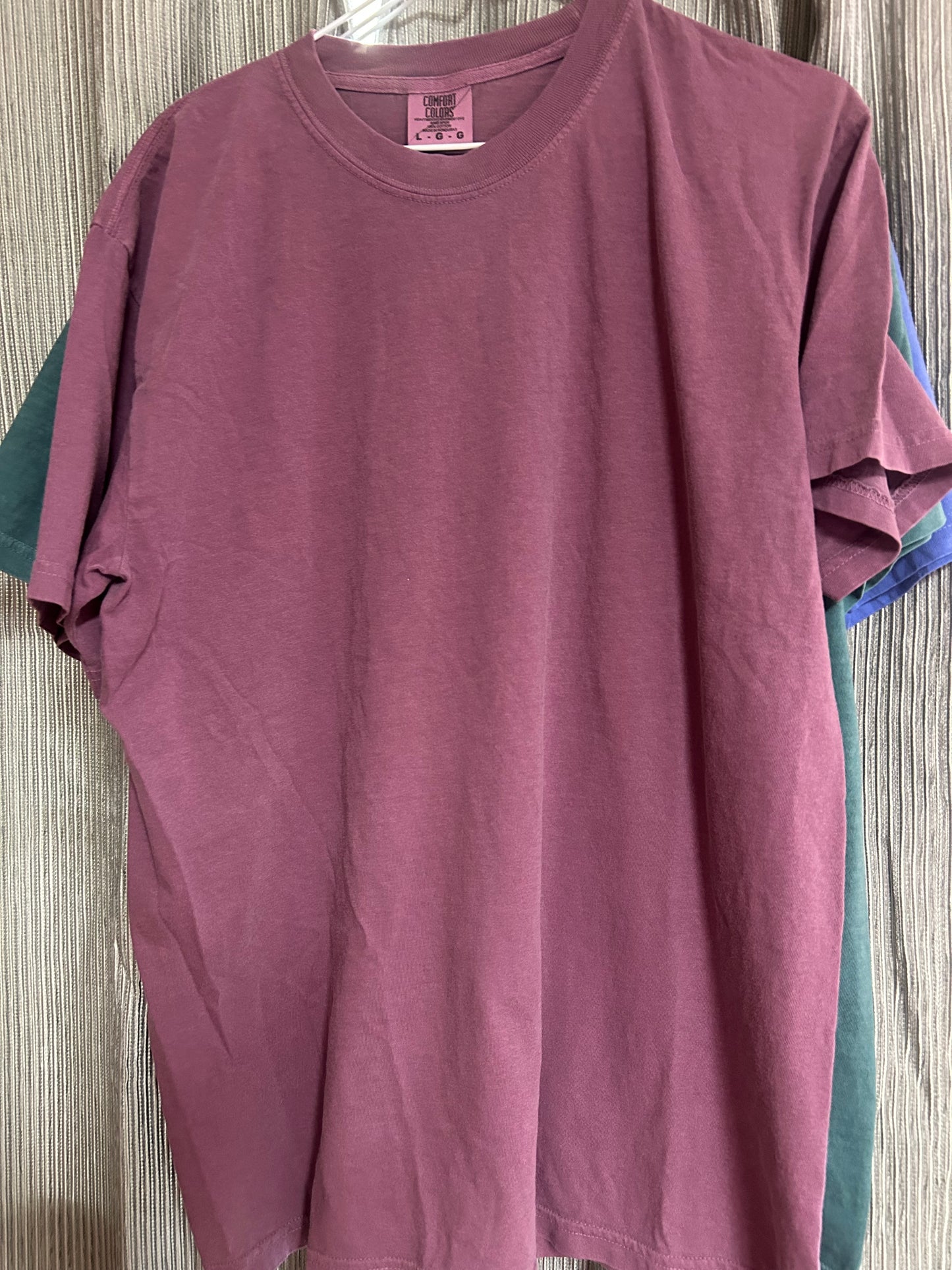 Custom Adult Comfort Color Large T-Shirt
